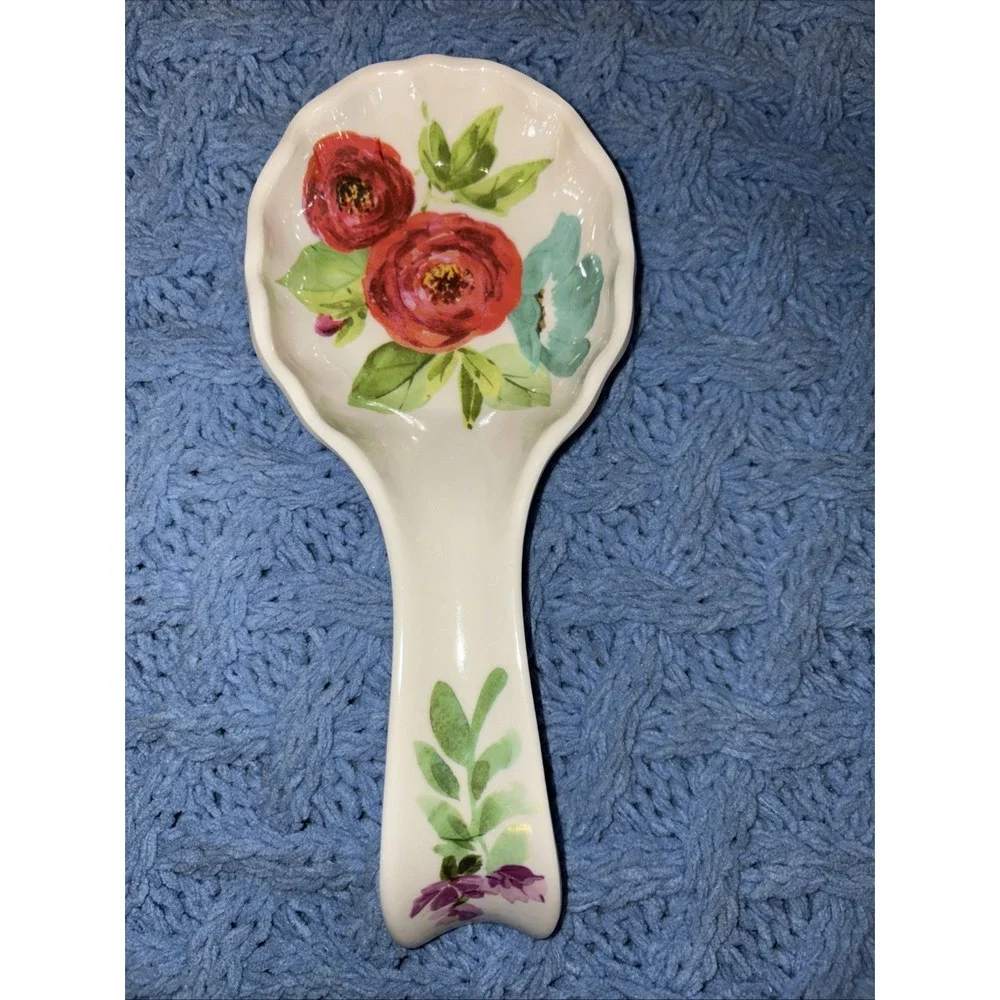 The Pioneer Woman Butterfly Napkin Holder And Spoon Rest.